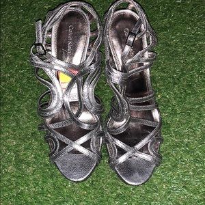 FANCY CK silver shoes